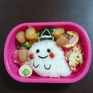 年少さんのキャラ弁☆ハロウィンおばけ